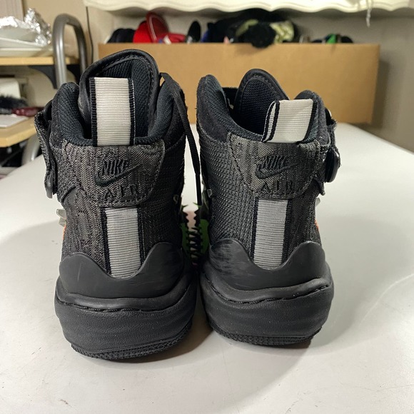 Nike Air Force 1 x Off-White Black Shoes Sneakers Men\'s 7.5 Women\'s 8.5 main image 4